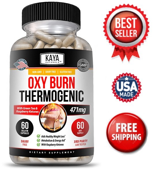 Premium OXY Burn Thermogenic 471mg Appetite Control Weight Loss Fat Burner