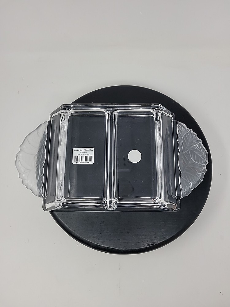 Dillard China - Block - Meadow Mist 11” Divided Tray