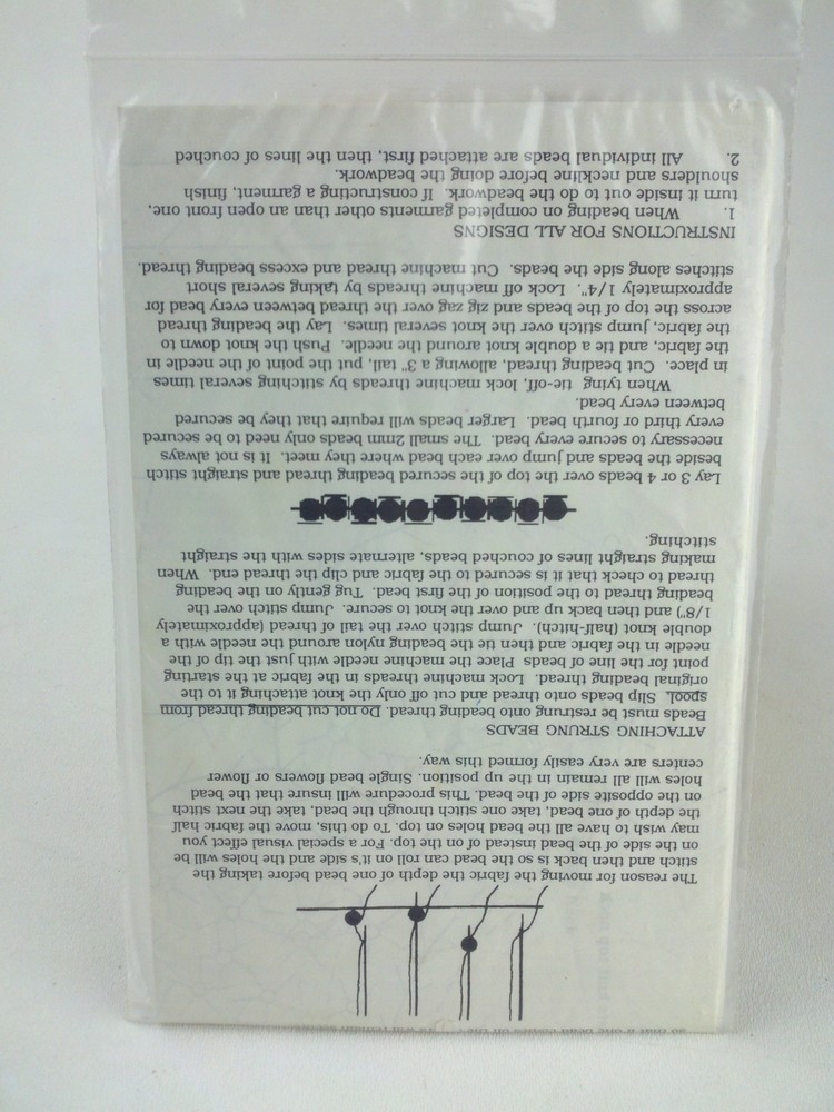 Mastering Machine Beadwork - Two Techniques Only-Individual Beads And Loose Stru