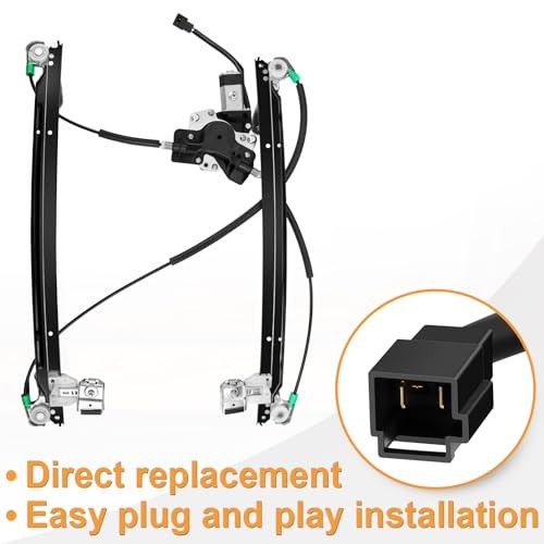 Front Driver Side Power Window Regulator with Motor Replacement for 2004 2005