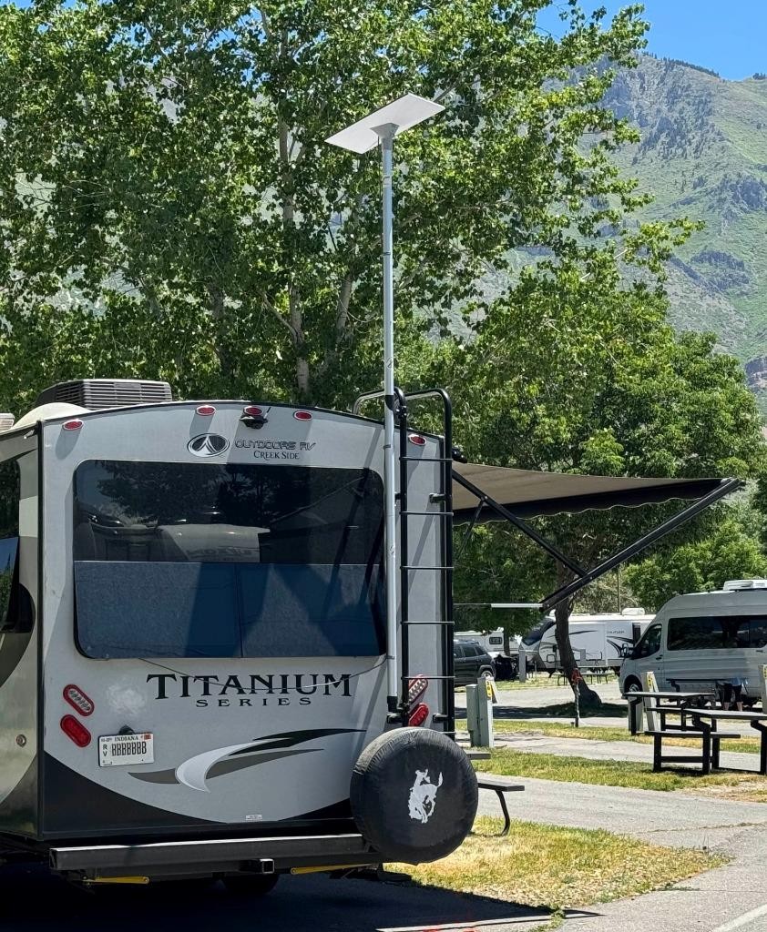 FlagPole Buddy Starlink Gen 3 Compatible Mounting Kit for RV Ladder Mount