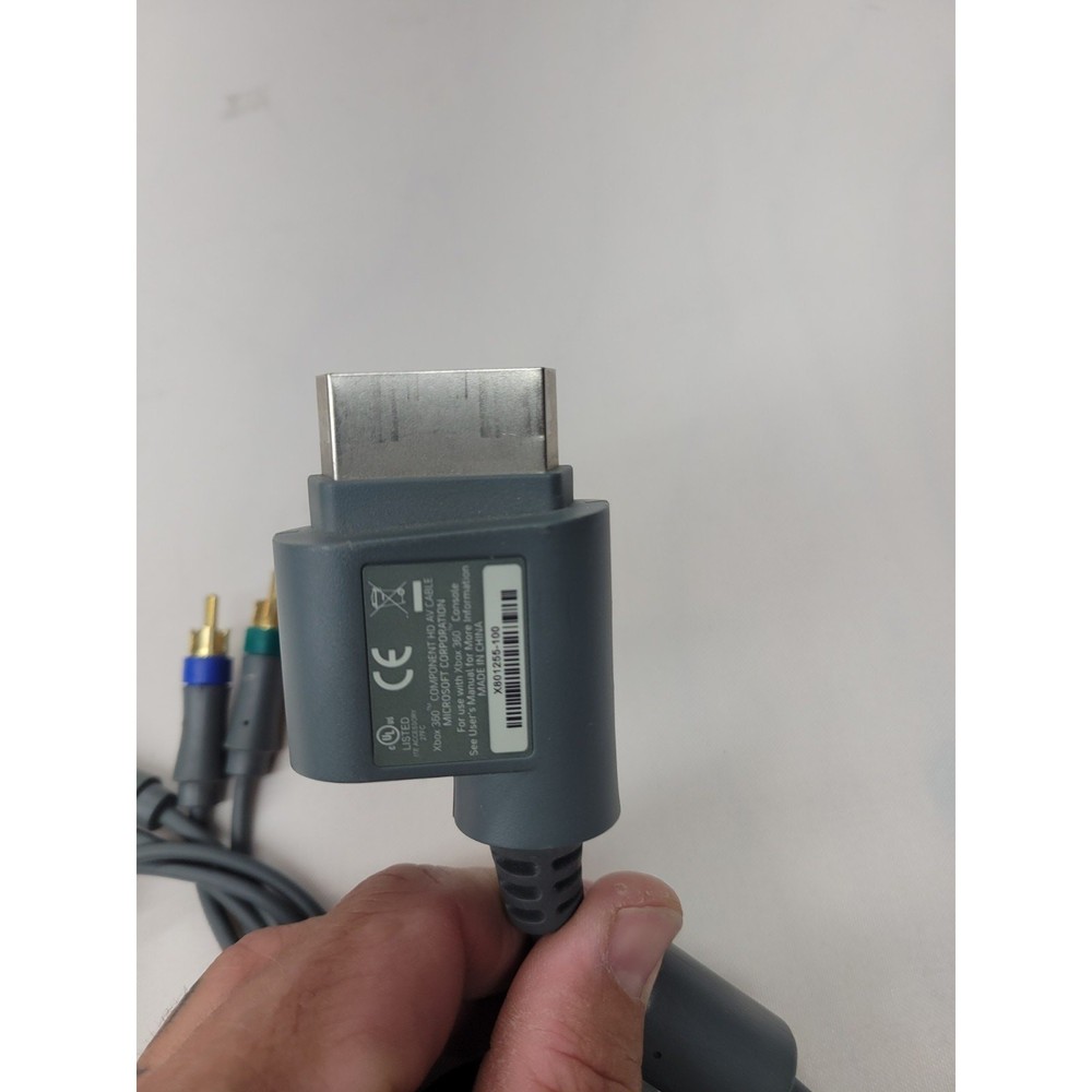 Xbox 360 OEM Component HD AV Cable X801255-100 - Tested Working