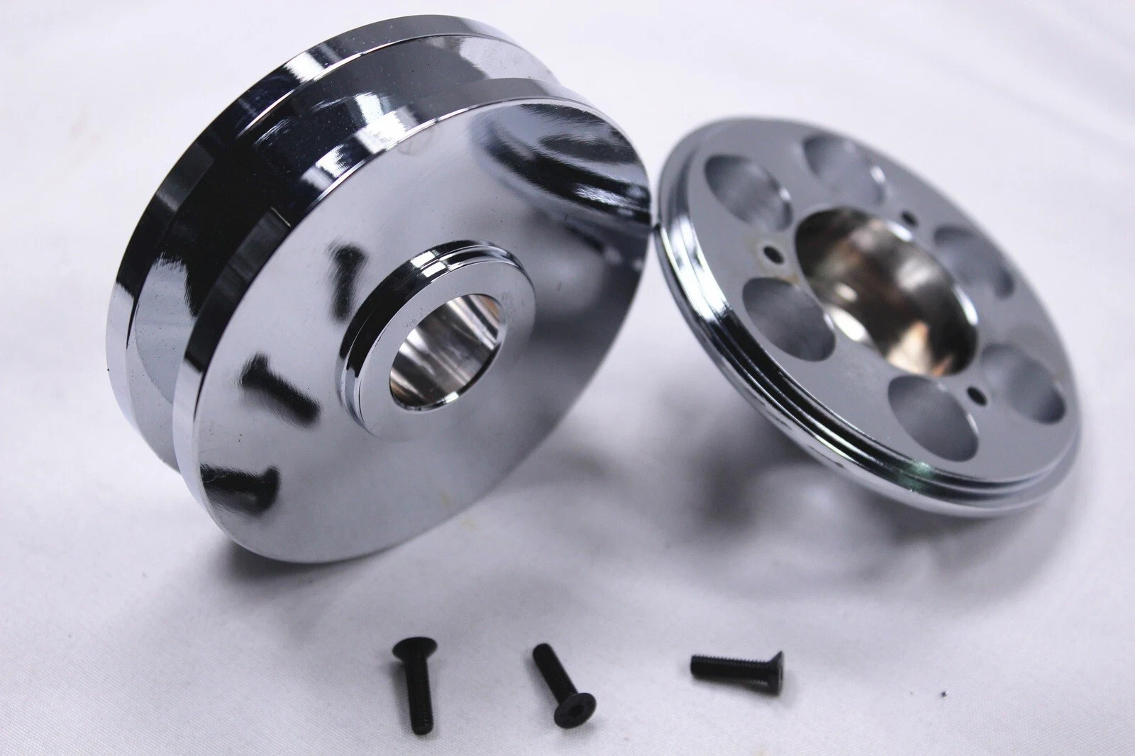 Big Block Chevy 454 Short Water Pump V Pulley & Bracket Kit W/Alternator PS SWP