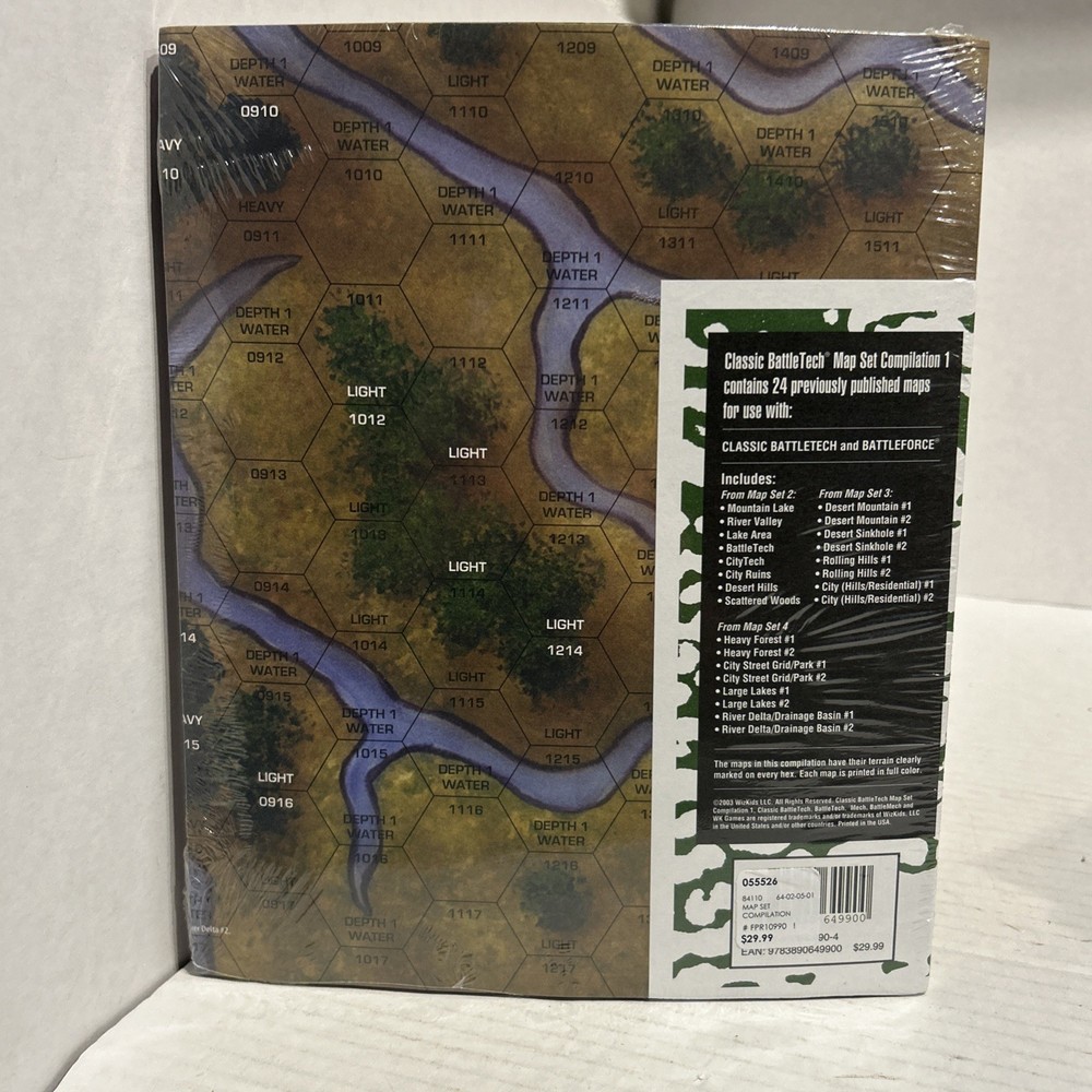 Fanpro Battletech Map Set Compilation #1 Bag New Sealed