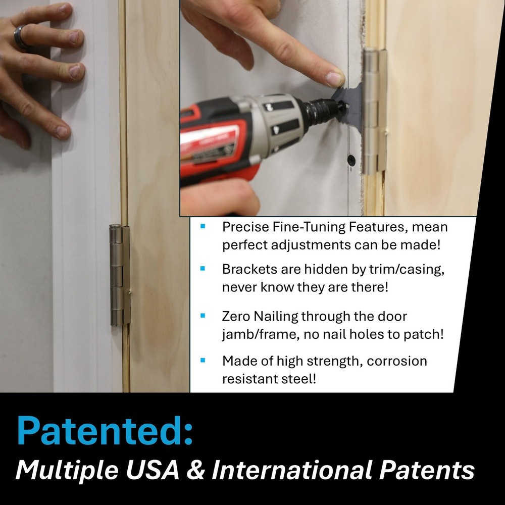 EXPR® Premium Door Install Kit - Max Strength (Secures Both Sides) |...