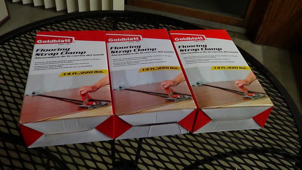 THREE Hardwood Floor Installation Clamp Install Tension Strap Tools