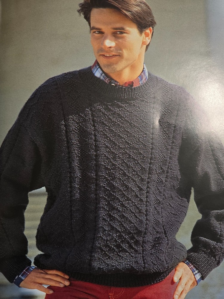 Phildar Knitting Pattern Magazine - Men - 18 Patterns