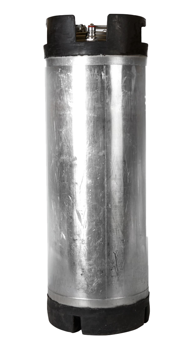 Reconditioned 5 Gallon Ball Lock Dual Handle Keg with Built In Pressure Relief