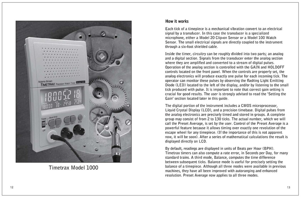 Timetrax 1000 Clock & Watch Timer w/ Built in Beat Amplifier