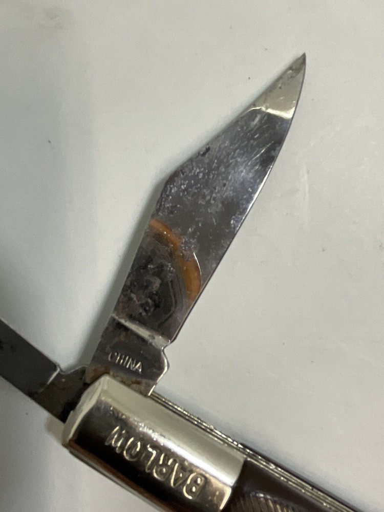 Vintage Barlow 2 Blade Folding Pocket Knife UsedToolShop