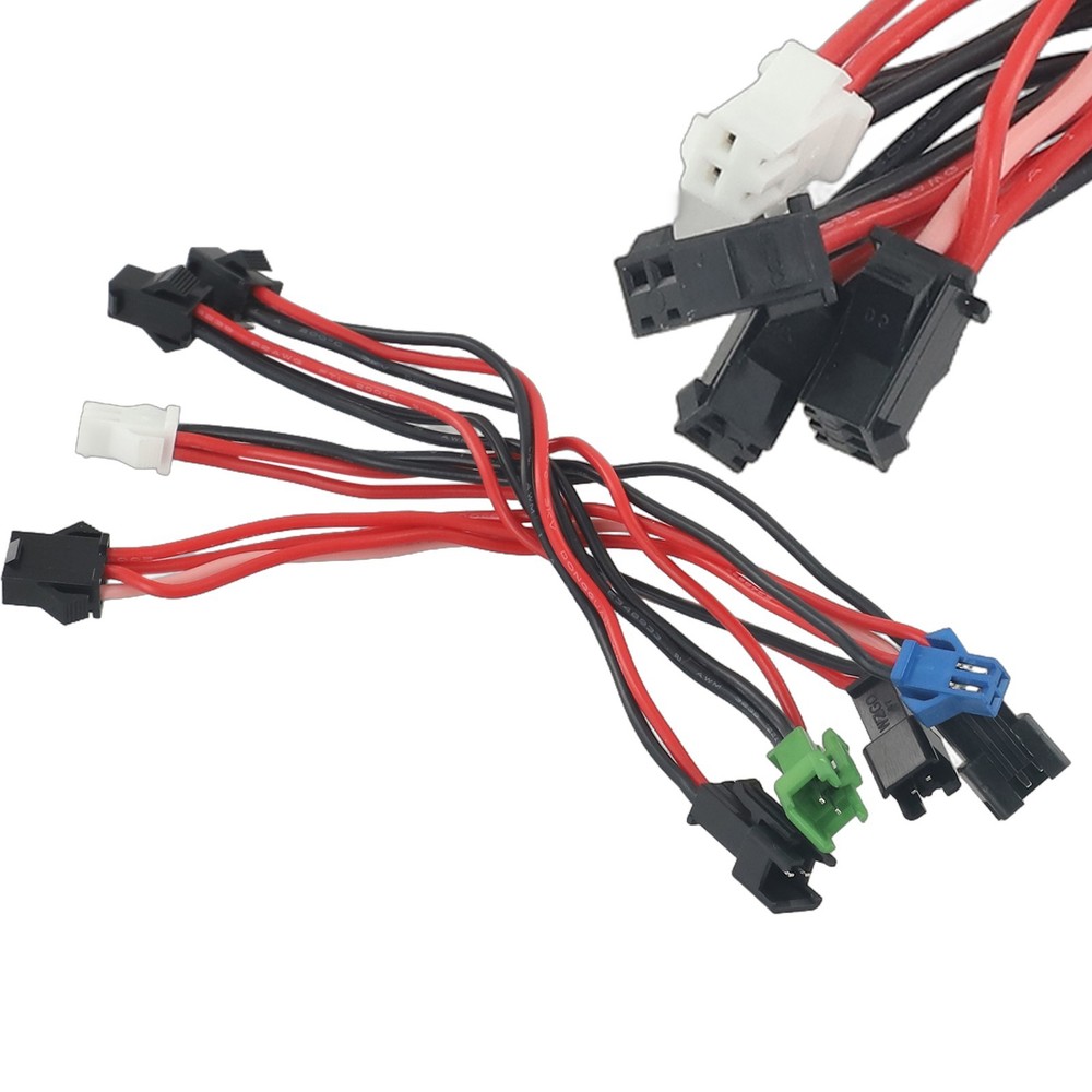 Ebike Headlight and Tail Light Cable Line Heavy duty Rubber Material 24v 60v
