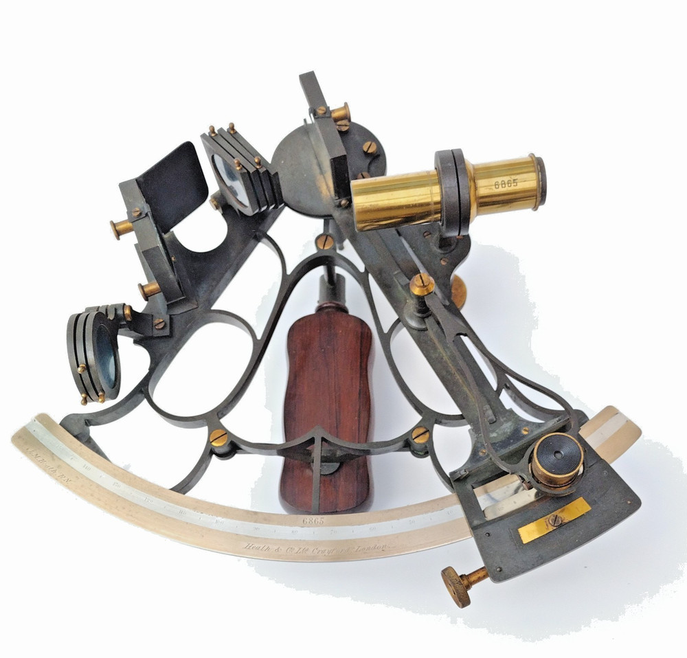 'Bell' pattern frame sextant by Heath & Co, (No 1) sextant.