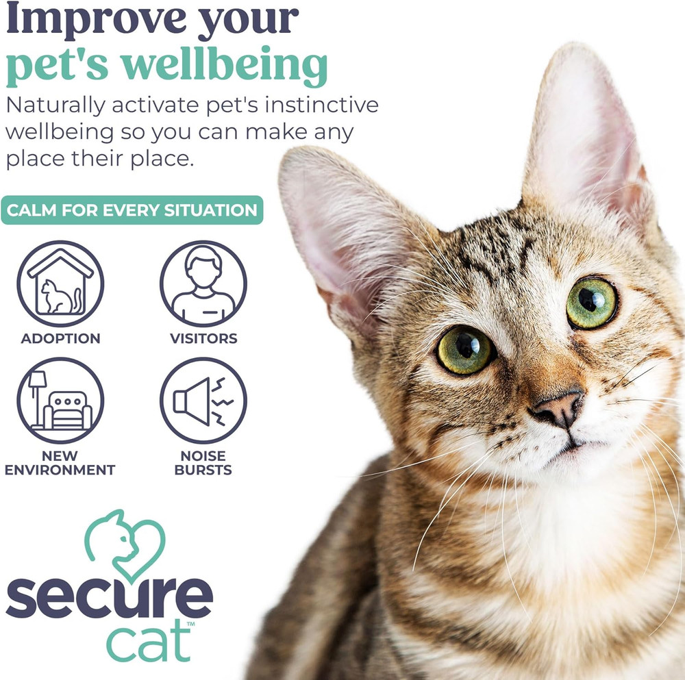 Securecat Calming Diffuser for Supporting Calm and Well-Being to Help Relieve An