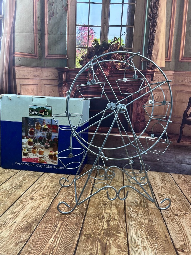 Cobble Creek Ferris Wheel Cupcake Holder Display