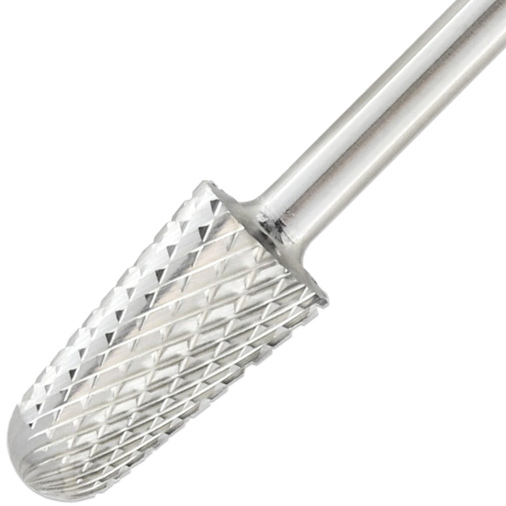 Professional Silver Safety Carbide Nail Drill Bit Medium Grit