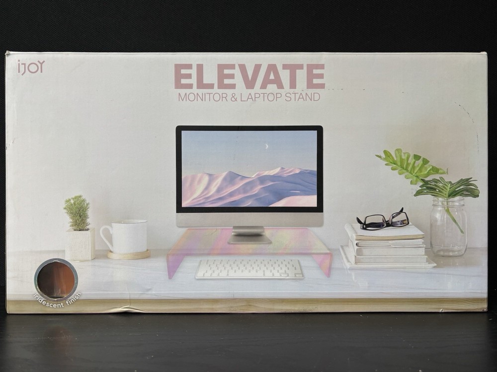 IJoy Laptop Stand - Opal Sky: Portable Computer Riser for Laptops Up