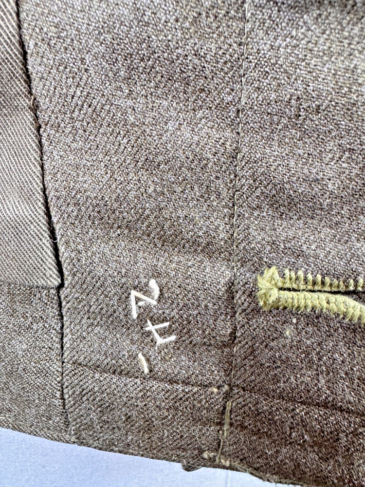WWII US ARMY ENLISTED IKE JACKET - 1ST CAVALRY DIVISION - DATED & NAMED