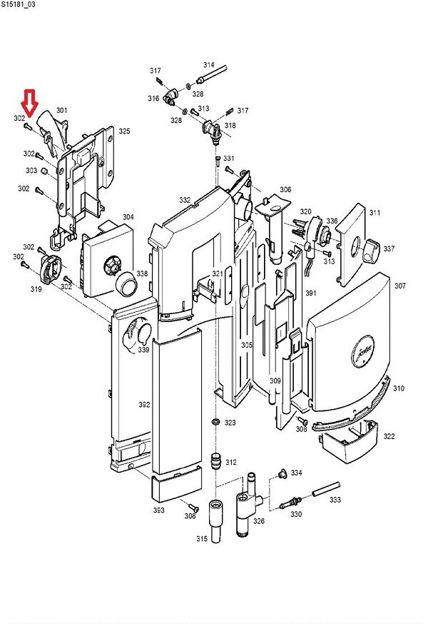 Jura T15 Torx Screw