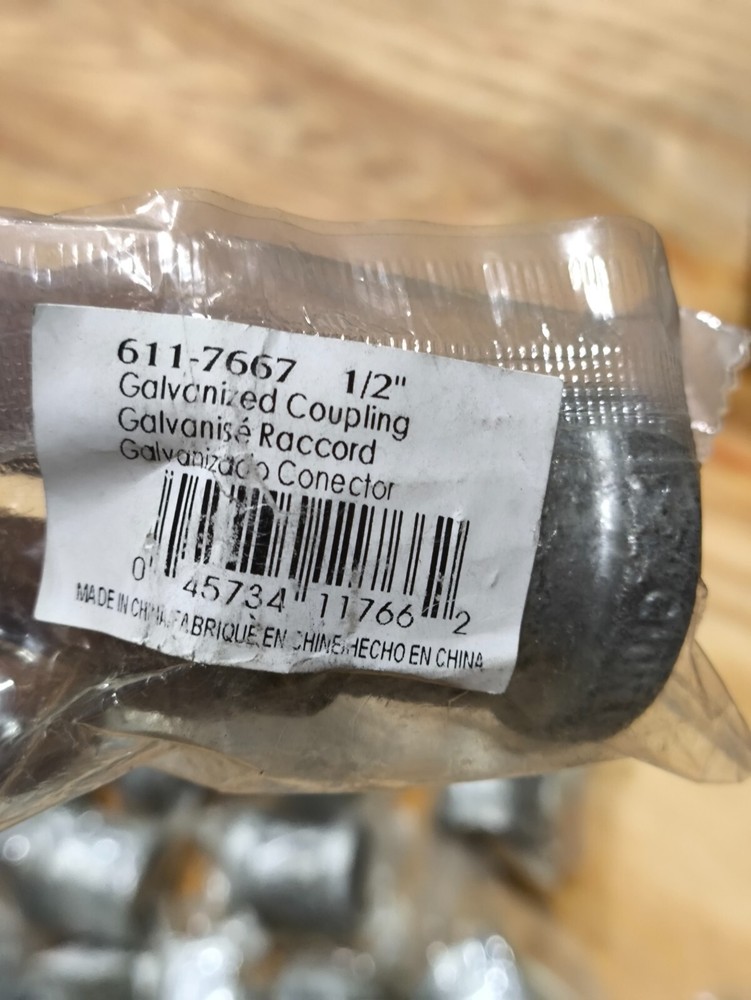 Galvanized Malleable Iron Coupling 1/2 in. NPT Female
