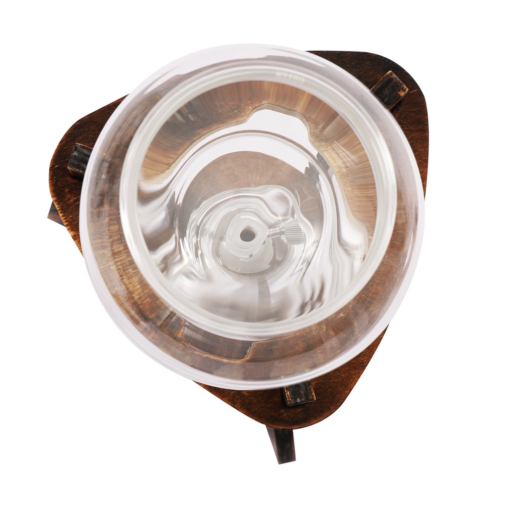 Iced Coffee Cold Brew Drip Tower Coffee Maker Ice Coffee Machine (Brown)