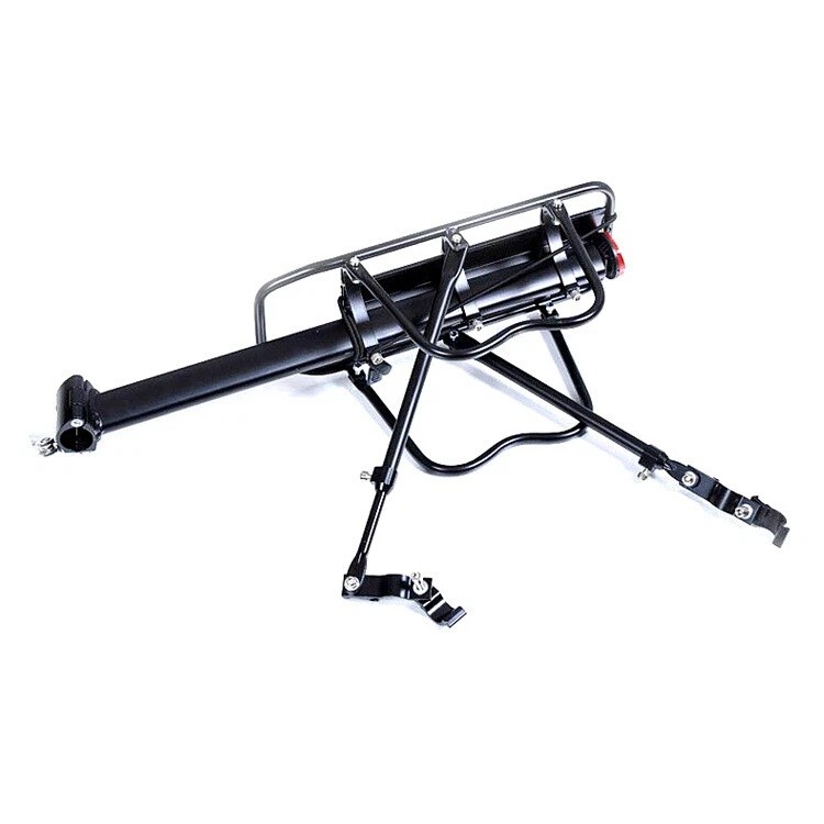 Rear Bike Rack Cargo Rack Alloy Luggage Carrier Bicycle 110 Lbs Capacity Holder