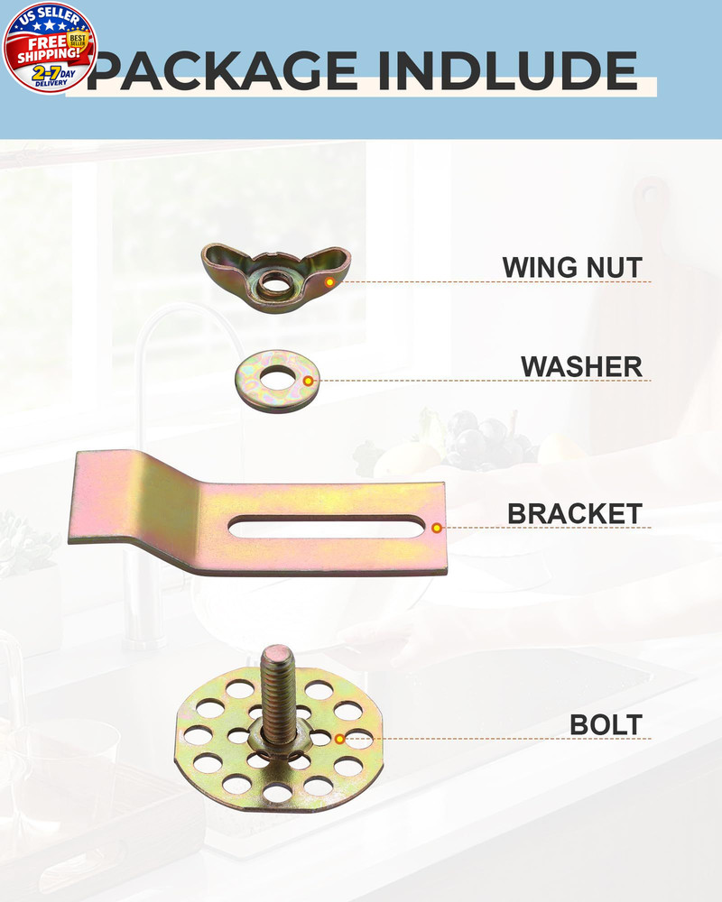 Undermount Sink Clips 10 Pack: Premium Brackets & Mounting 10 Pack