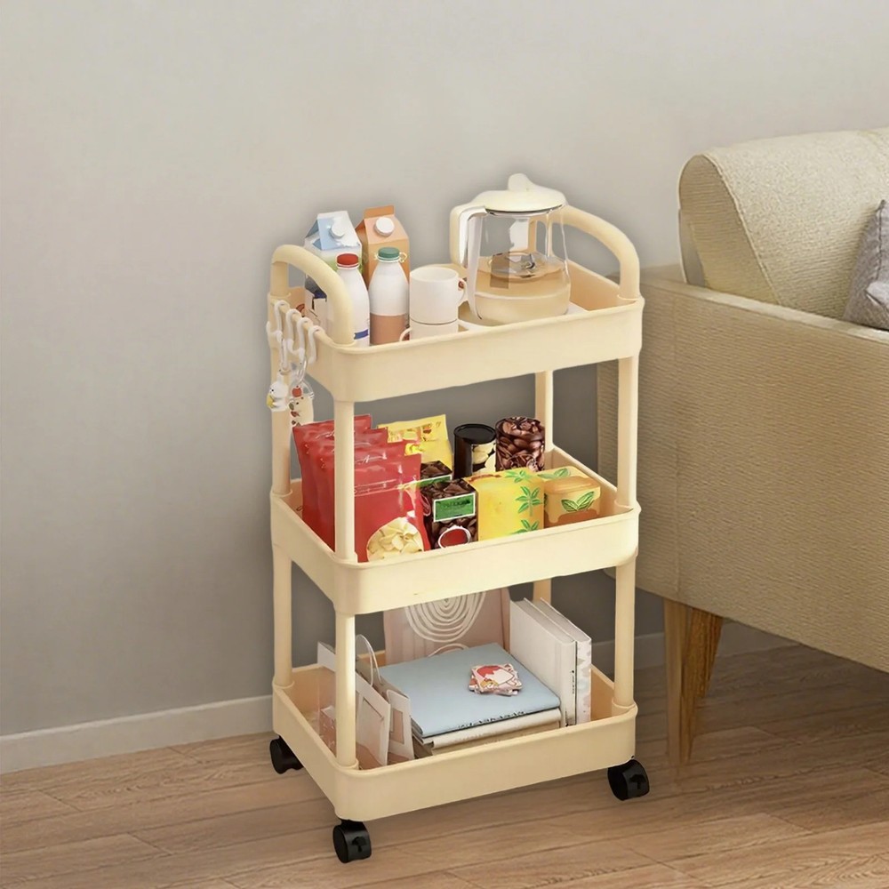 Metal Utility Cart Rolling Storage