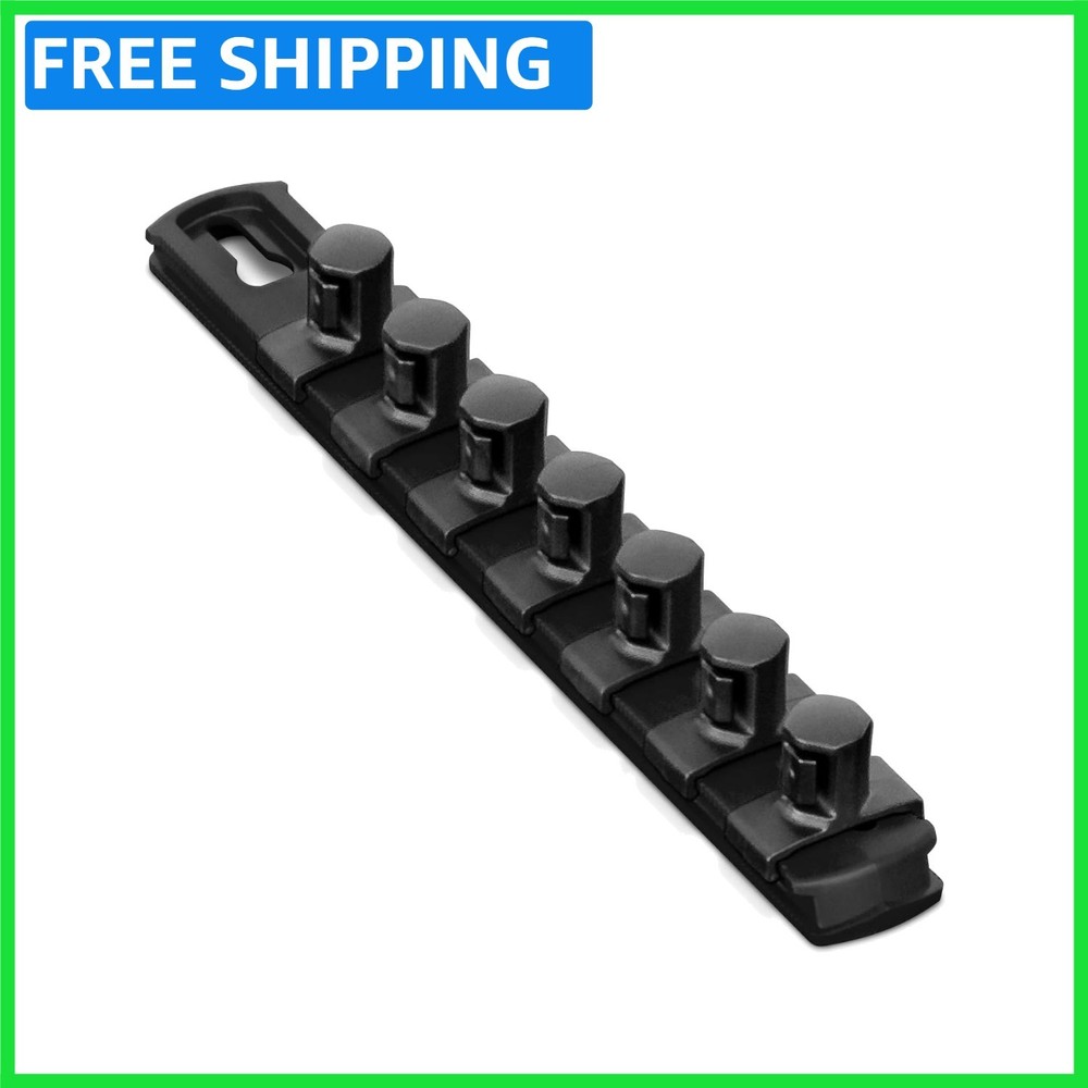 Versatile 8-Inch Twist Lock Socket Organizer - Lightweight Tool Storage Solution