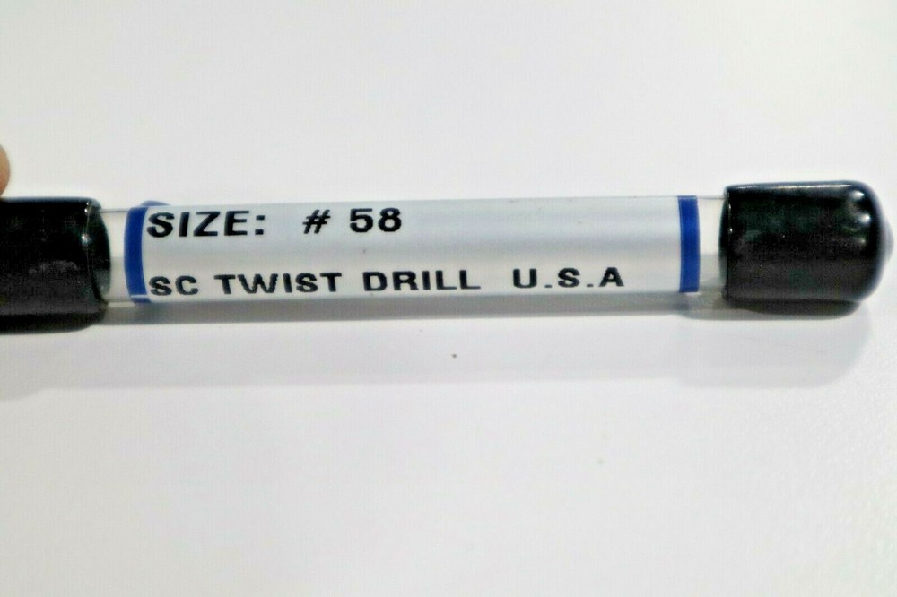 #58 CARBIDE DRILL, 2 FLUTE B375