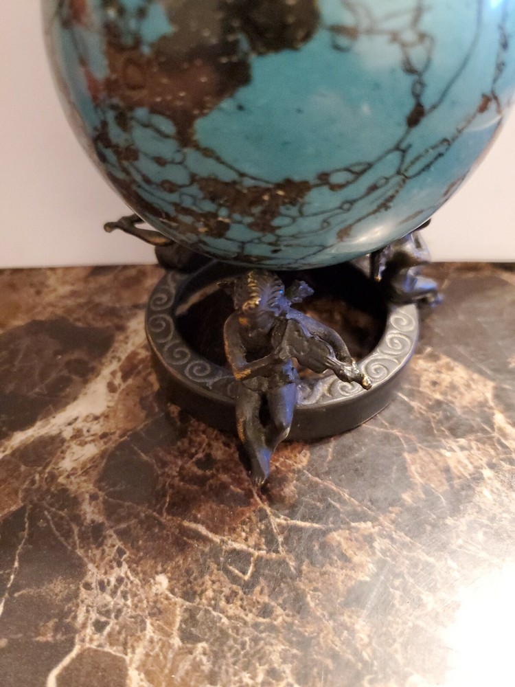 3 Cupid Heavy Marble Globe