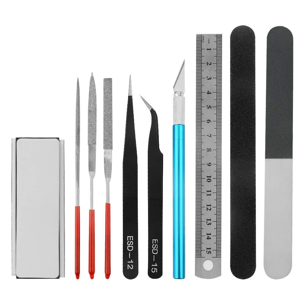 WMYCONGCONG 15 PCS Modeler Basic Tools Craft Set for Gundam Professional Mode...