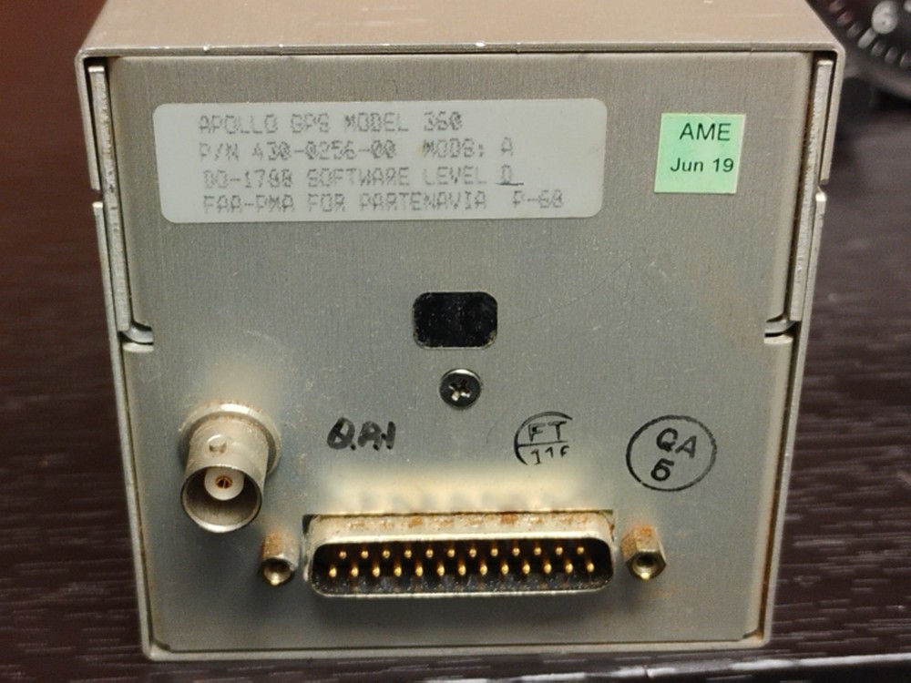 Apollo II Morrow 360 GPS PN 430-0256-00