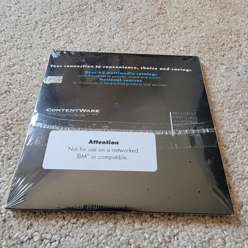 ContentWare Shopping2000 Interactive Catalogs CD-ROM Sealed