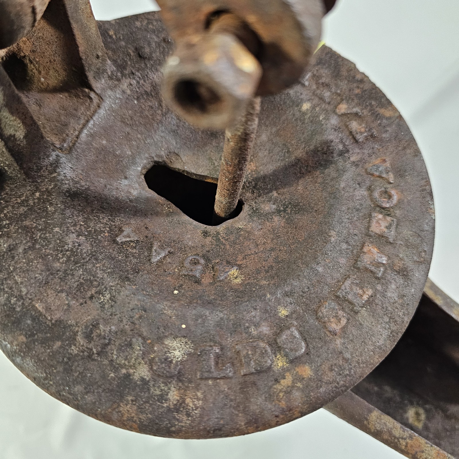 Goulds Seneca Falls Cast Iron Hand Pump Water Well Antique