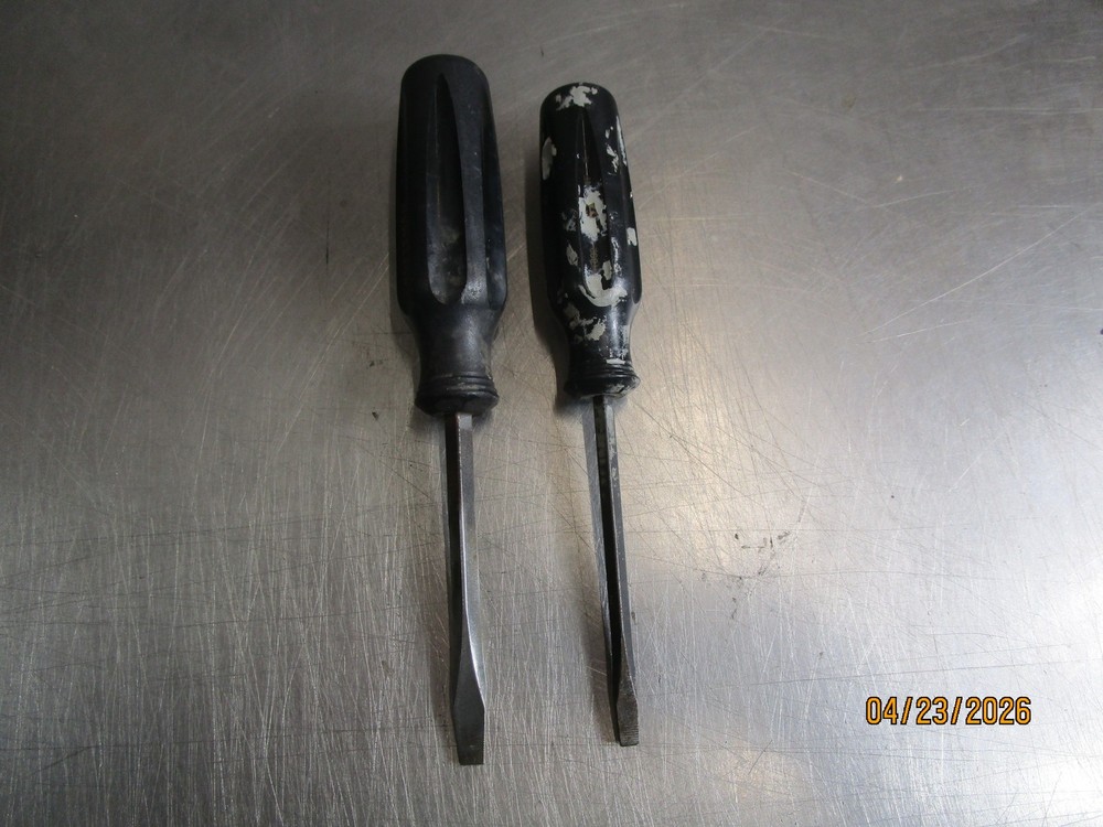 Vintage Craftsman Professional 2 PC Flat Head Screwdriver Set