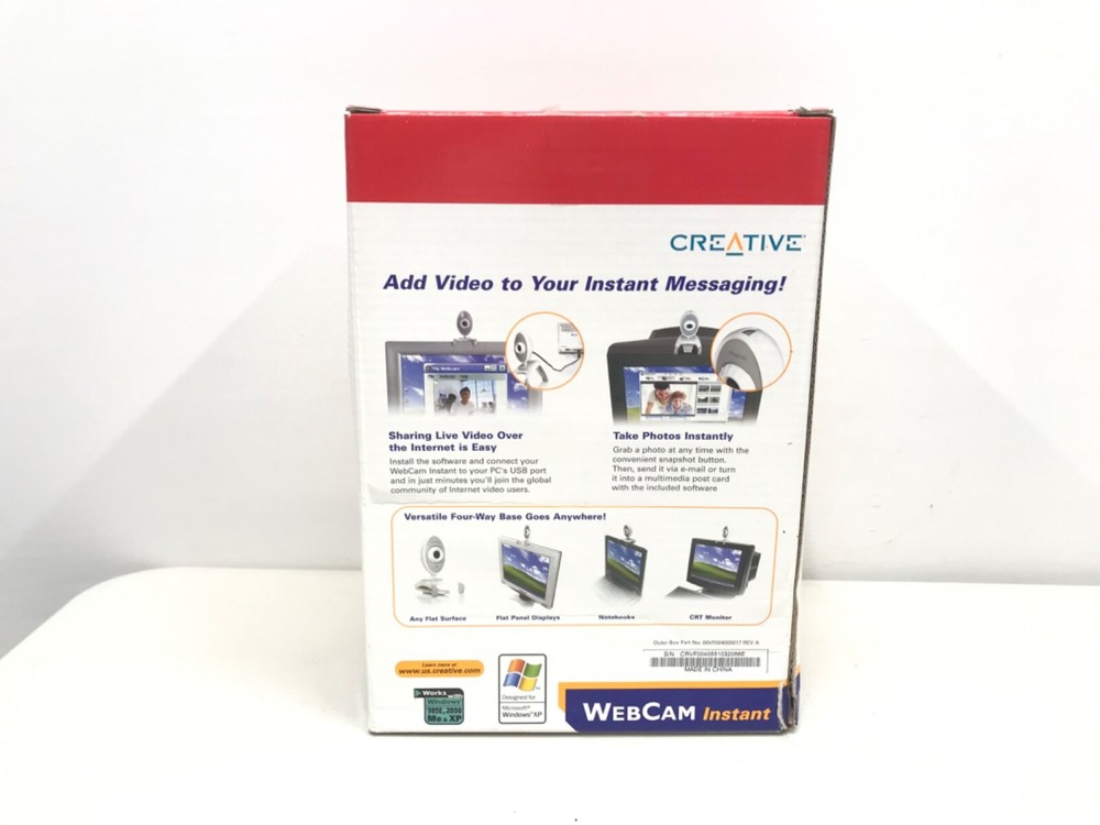 Creative Webcam Instant Web Cam w/Microphone - NEW IN BOX