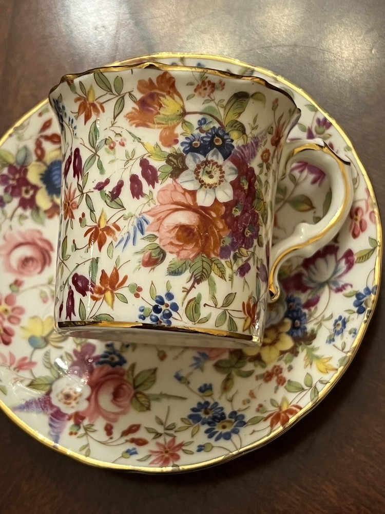 Hammersley 3257 Glints demitasse Cup Saucer