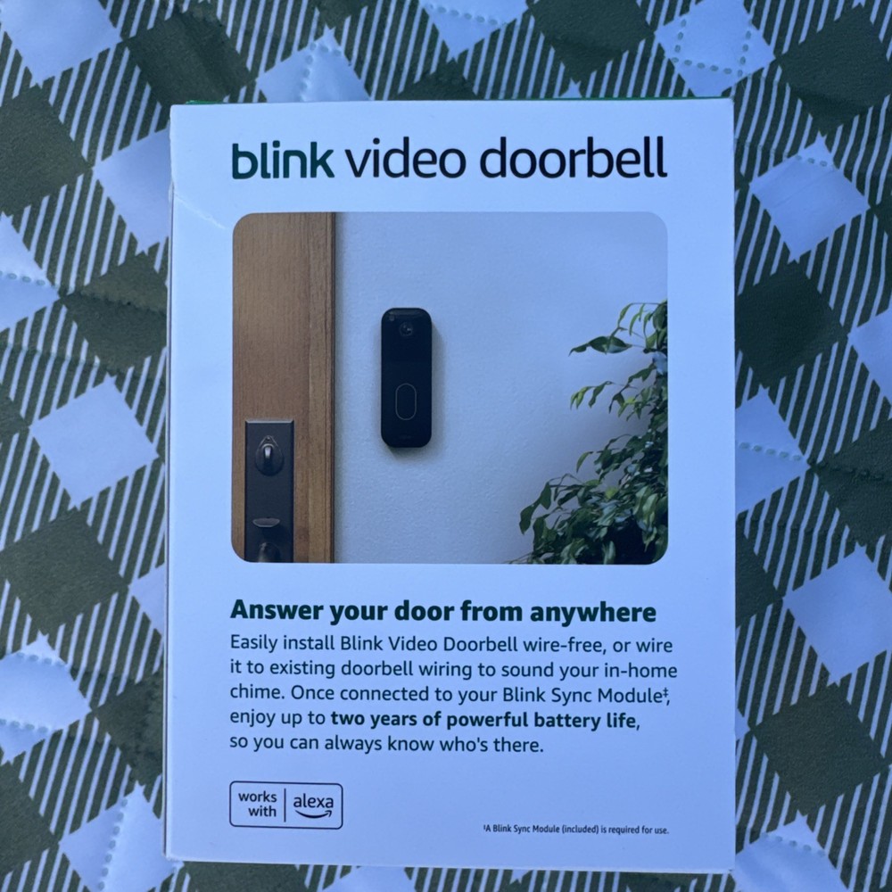 Blink Video Doorbell Battery Operated W Sync Module Core