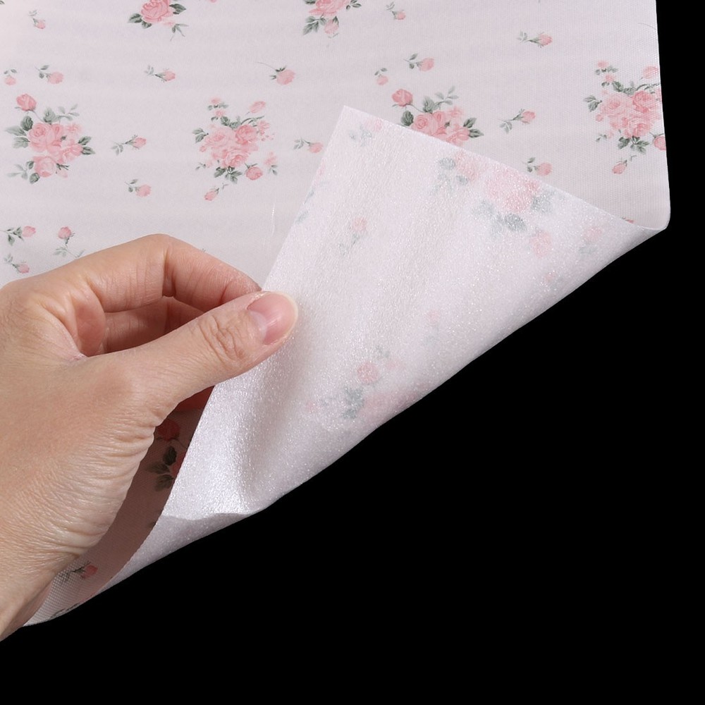 Rose Pattern Cabinet Table Drawer Liner Wardrobe Shelf Pad Protector 30x300cm