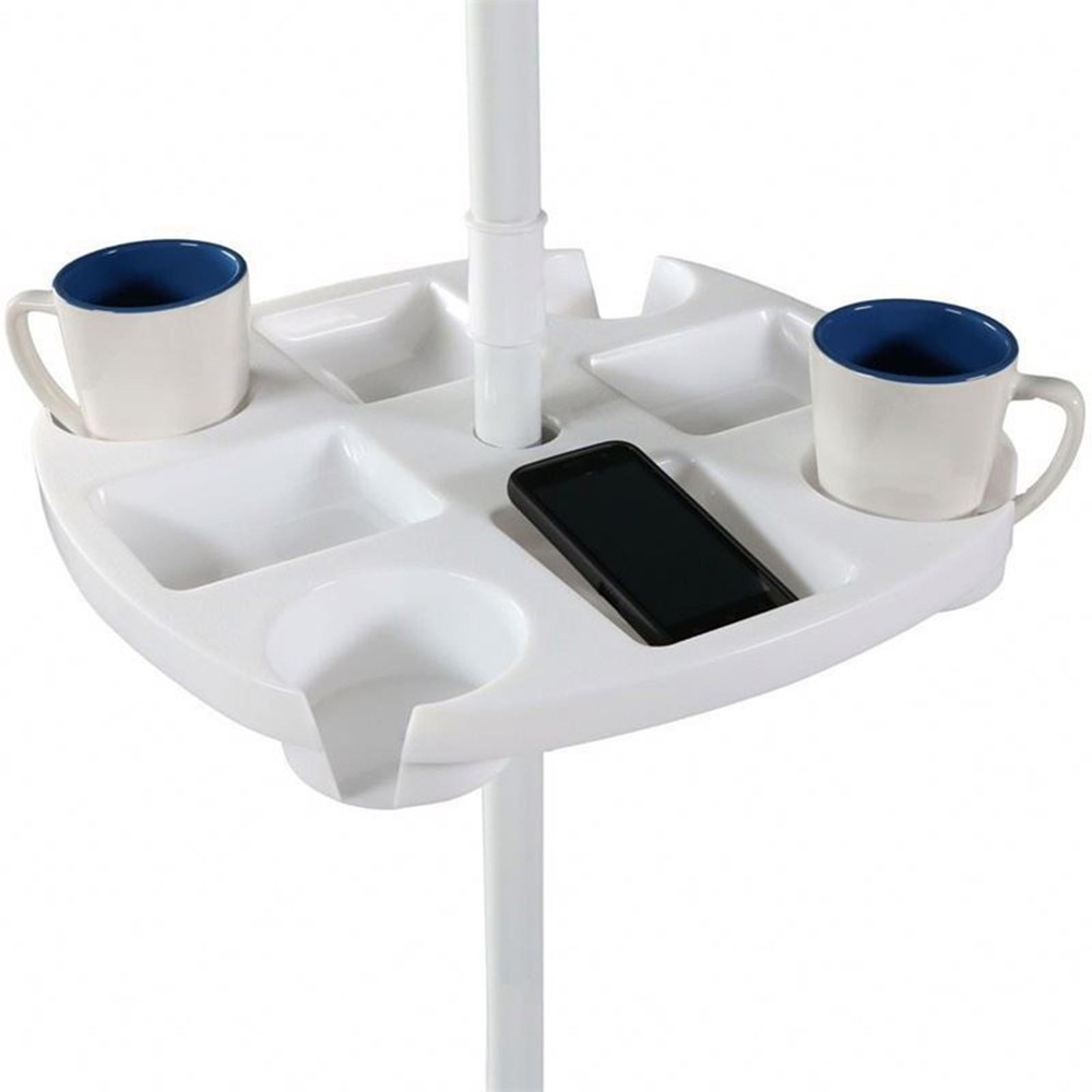 Beach Umbrella Table Tray, Beach Umbrella Hook for Pole with