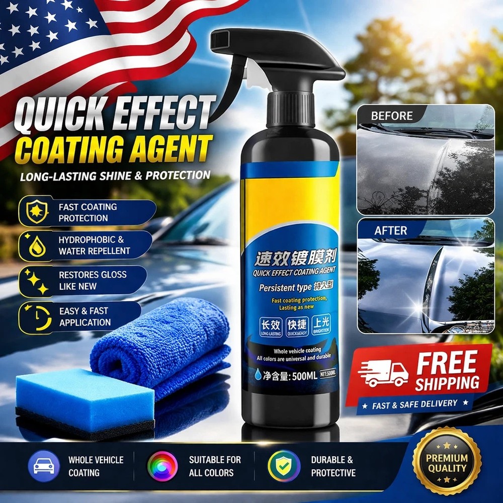 Car Coating Spray, Sopami Waterproof Layer Quick Effect Stains Agent 500ml US***