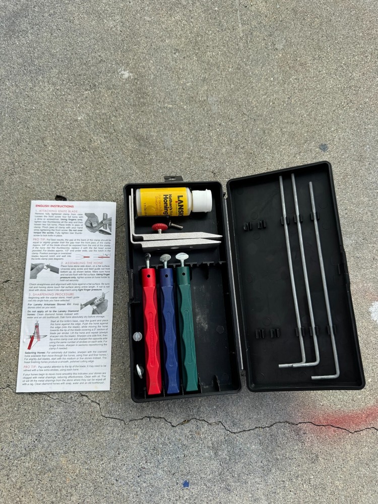 Lansky Deluxe 3-Stone Sharpening System