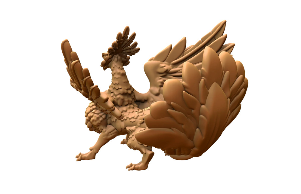 Capsule Chibi - Peacock Dragon