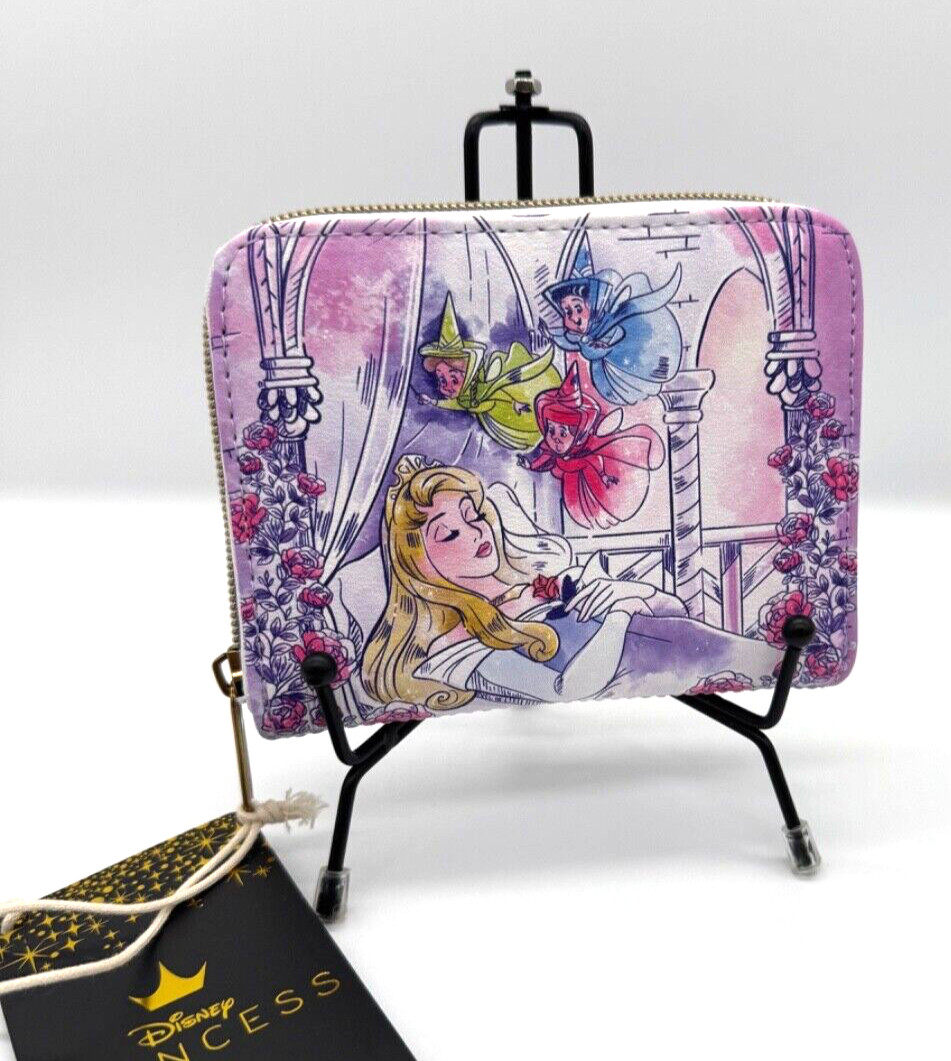 Loungefly Disney Sleeping Beauty Princess Aurora Wallet NEW