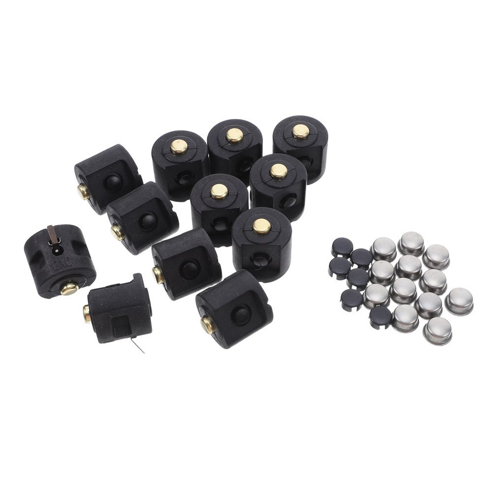 12 sets LED Flashlight Switch Cap Soft Boot Cover for Push Button Switch