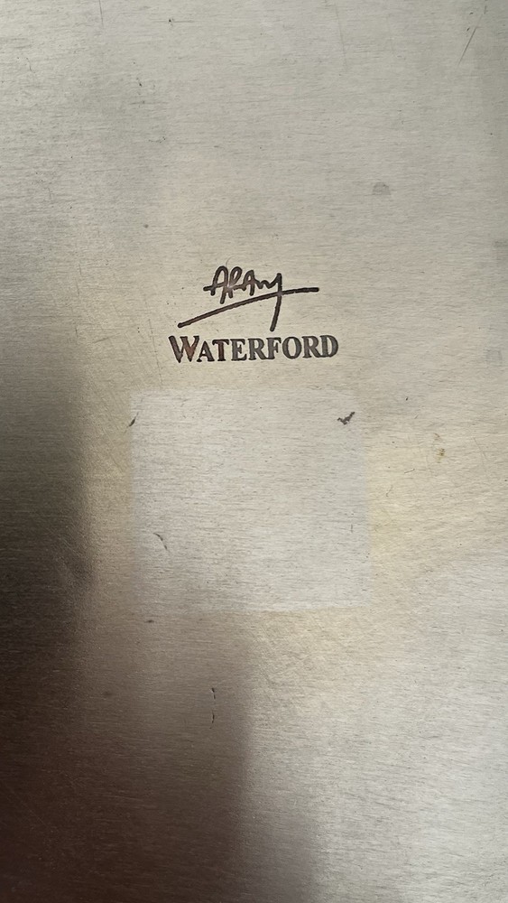 Michael Aram Serving Tray Signed Aram Waterford