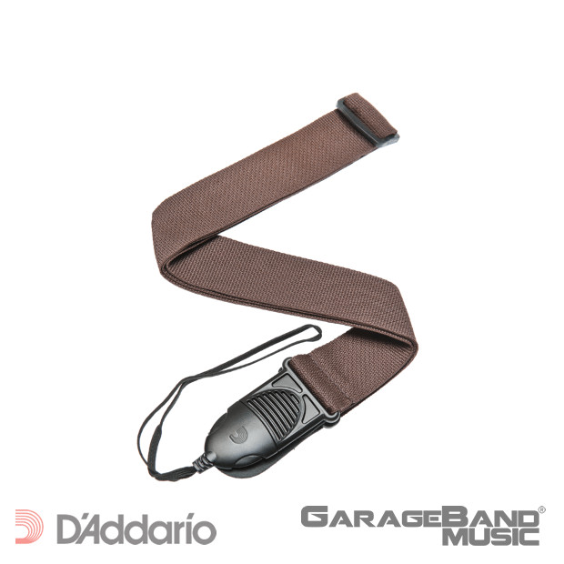D'Addario PWSPA209 Acoustic Quick Release Guitar Strap, Brown