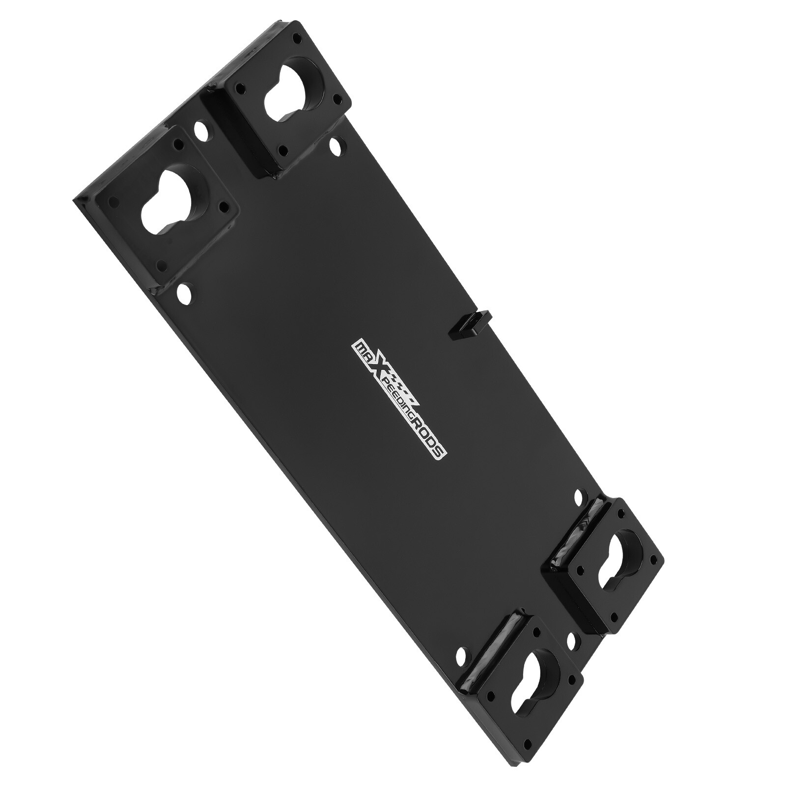 Winch Mount Plate Kit For Trailer Floor For 10k Pounds Satin Black Powder Coated