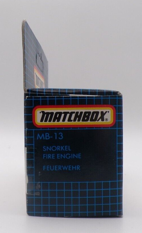 MATCHBOX MB-13 SNORKEL FIRE ENGINE MINT BOXED.