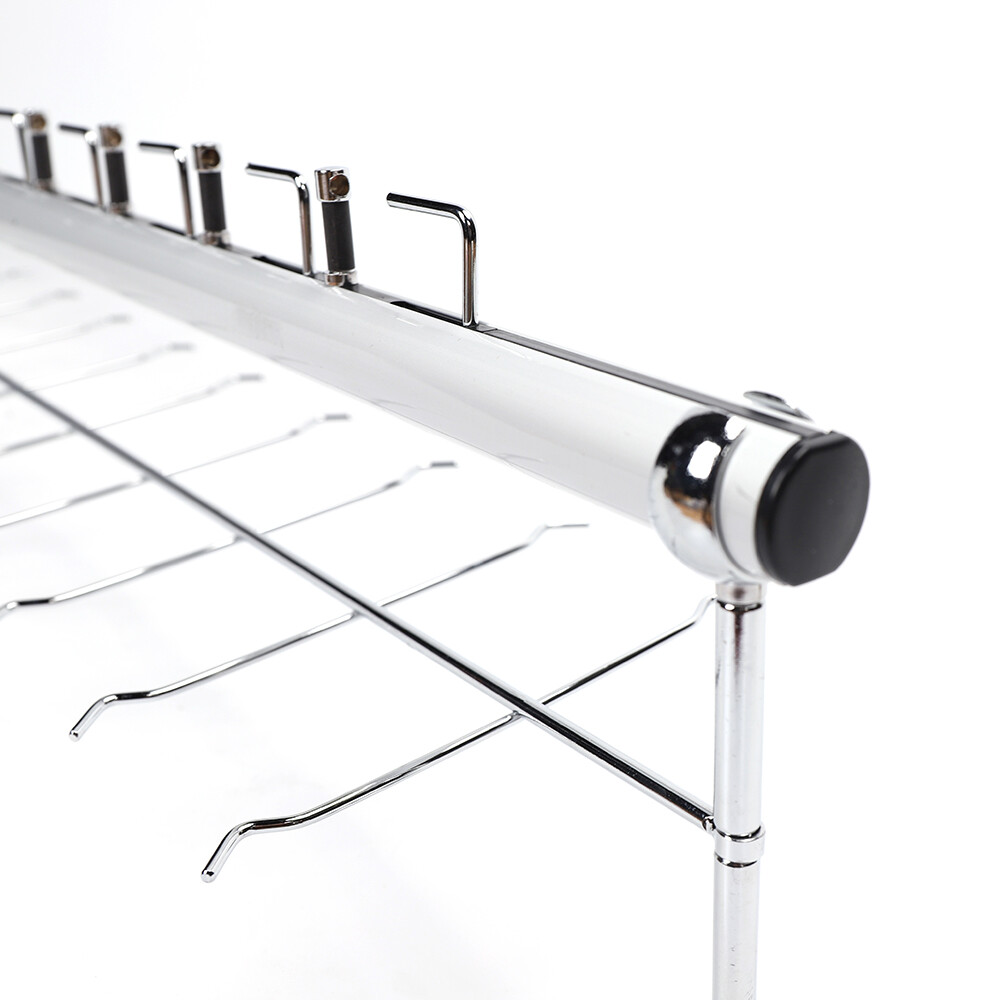 10pcs 14 Frames Sunglasses Display Holder Wall-Mounted Eyeglasses Rack Lockable